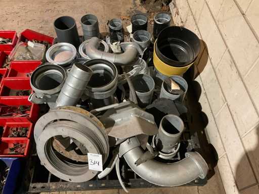 Charge von Teilen für Gülletanks