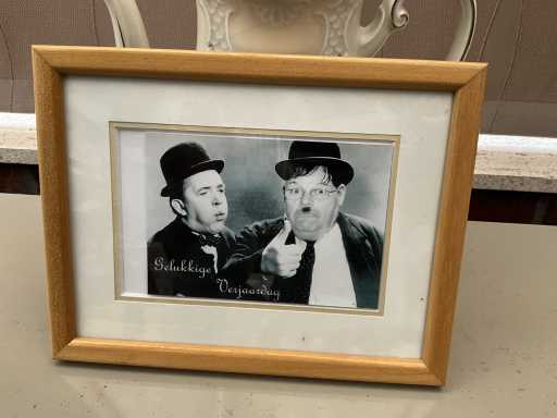 Holzgerüst LAUREL & HARDY