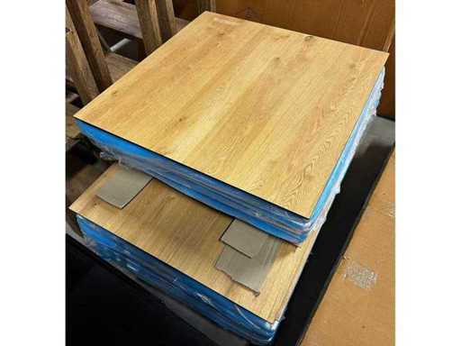 Plateaux de table en placage de chêne - Traiteur (9x)