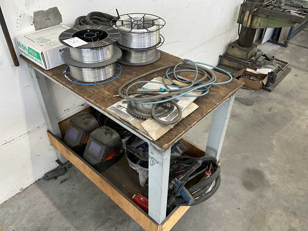 Various welding supplies