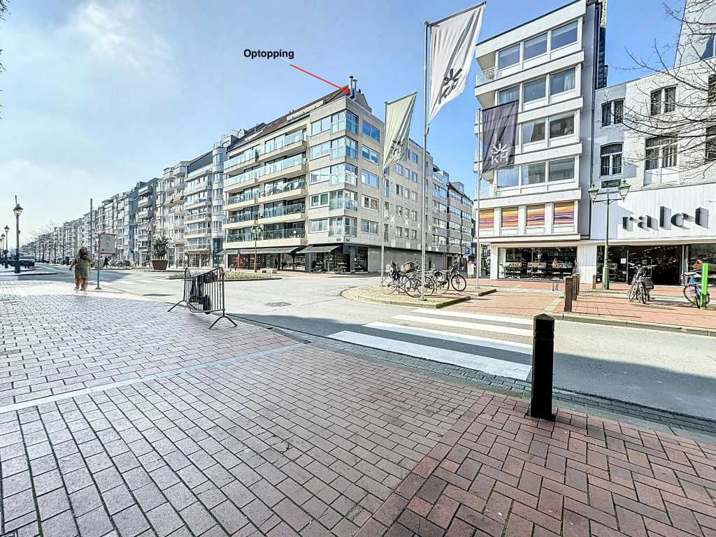 Roof right for apartment with terrace in the center of Knokke