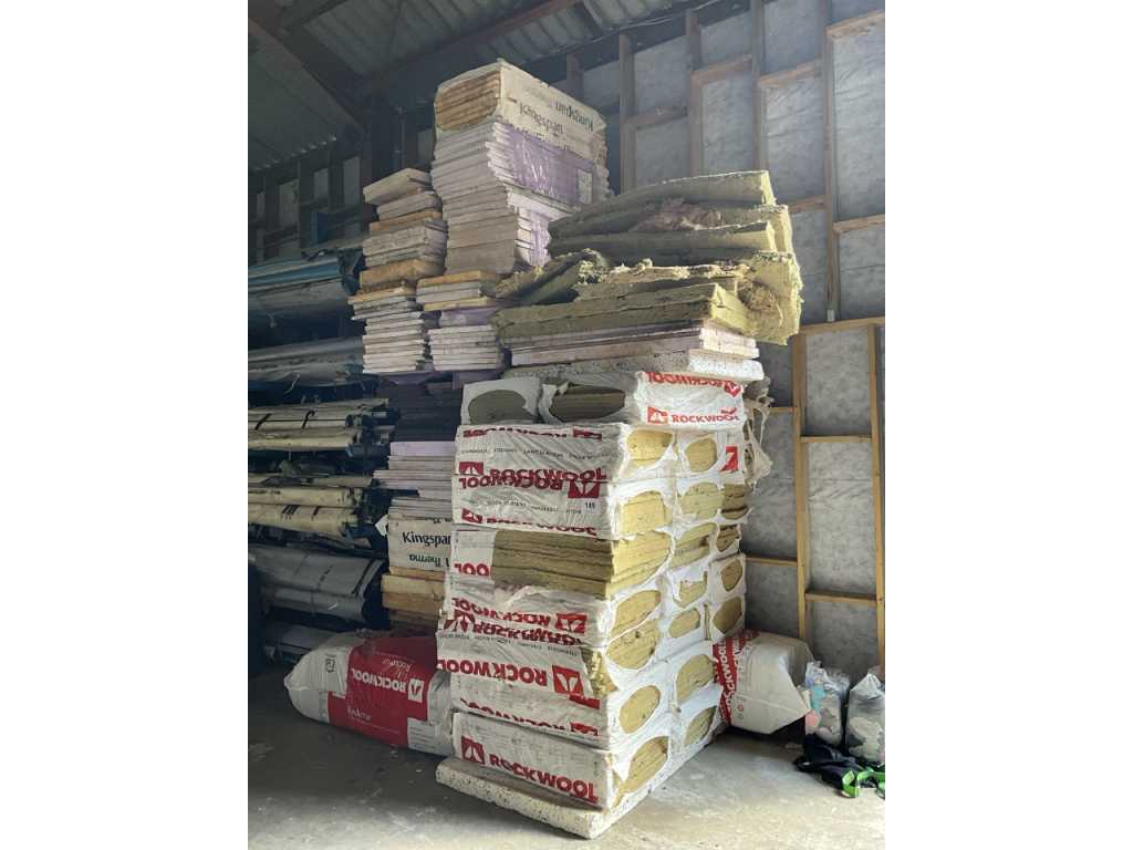 Batch of various insulation wo ROCKWOOL, KINGSPAN