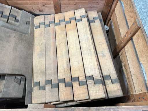 Batch of wooden decking