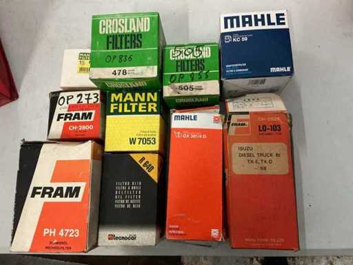 Partij Diverse waaronder,oliefilters,aircofilters enz.