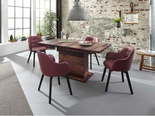 Uitschuifbare eettafel 