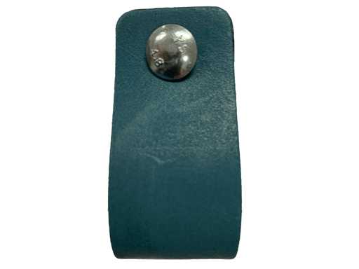 (31x) Leren Handgreep - Turquoise