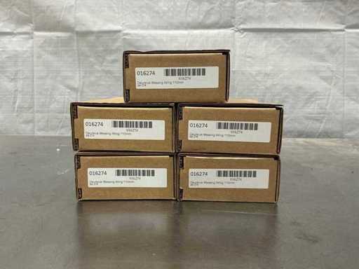Mosiężne skrzydło 110mm 016274 klamka drzwi (5x)