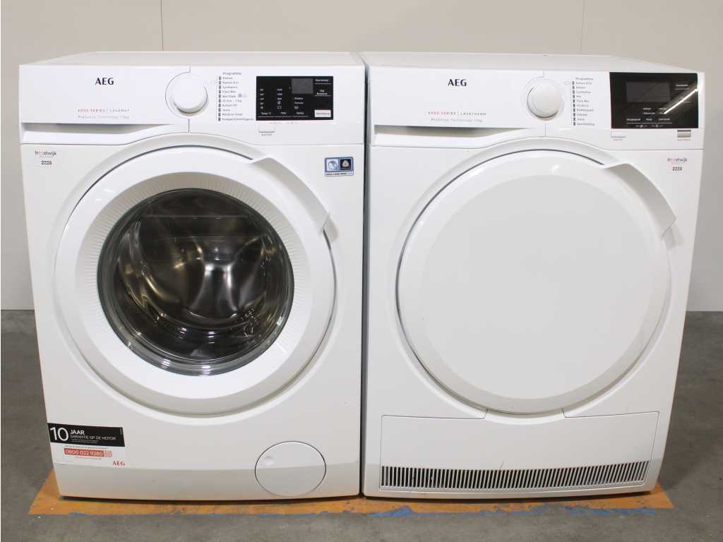 Série AEG 6000 | Lavamat ProSense Technology Machine à laver et AEG série 6000 | Lavatherm Sèche-linge à technologie ProSense