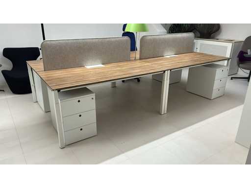 Sedus - 4 persoons workbench