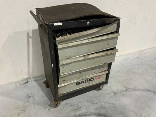 KS Tools Cărucior de scule Basic cu Umplutură în Linie