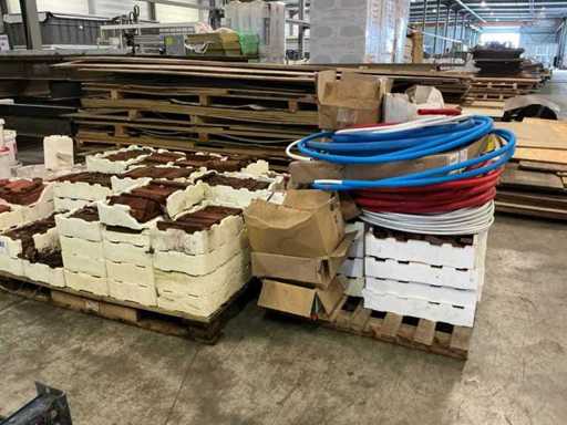 Batch of various building materials