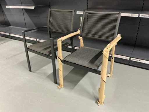 Chaise de jardin vivante Lesli (2x)