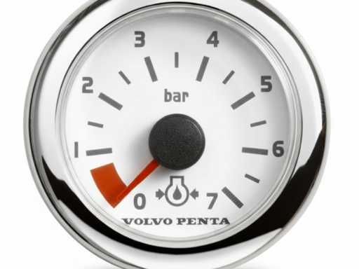 Manomètre d’huile Volvo Penta blanc 52mm - 874923