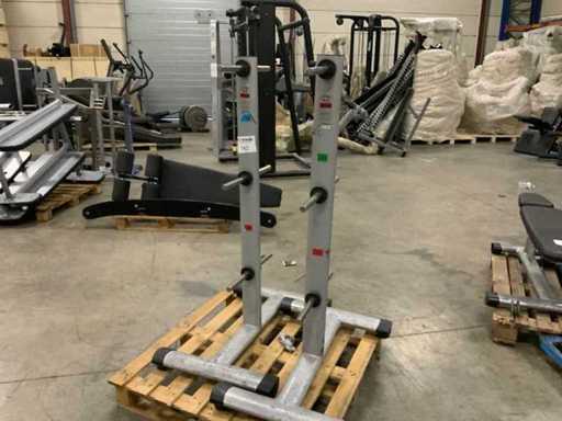 Gym80 2 stuk schijven rek Krachtstation