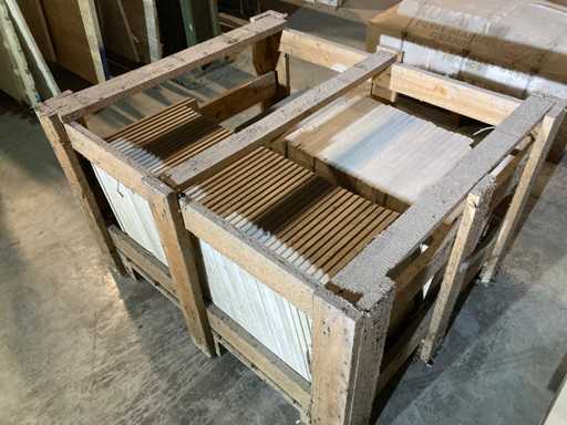 tegole Pietra bianca Borgogna Massangis 40/40/2cm 12,80m²