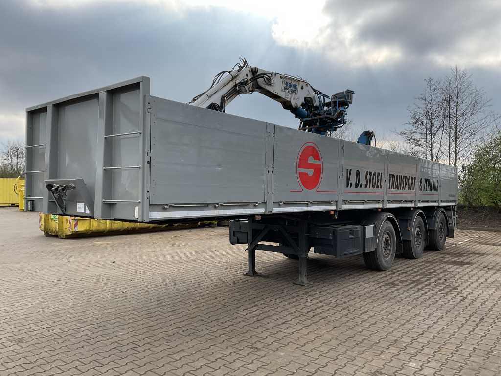 Kwb Stone trailer with movable crane