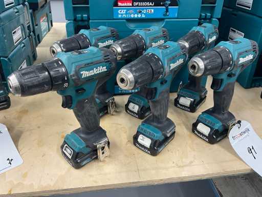 Makita DF333D Screw Drill (6x)