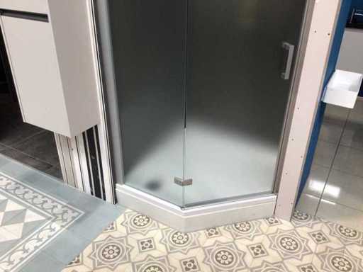 Sealskin 1700 Pentagon Shower 52+67x200 cm