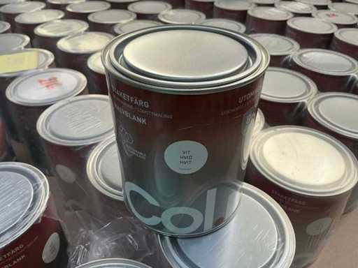 Col.r White 1000 ml peinture extérieure (216x)