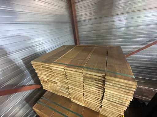 Ipé tongue spring and groove (outdoor parquet) 650x145x21mm (120x)