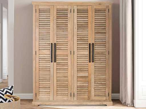 Natuurlijke mangohouten kast