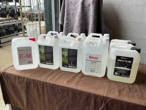 Sneeuw en rook vloeistoffen