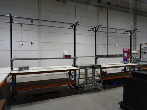 Disposición del banco de trabajo