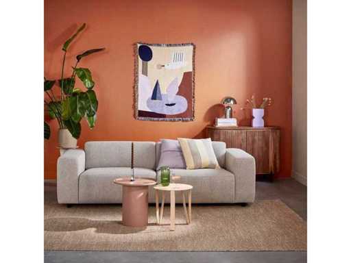 fonQ - Nova 3-osobowa sofa - Natural Melange - zestaw sofowy