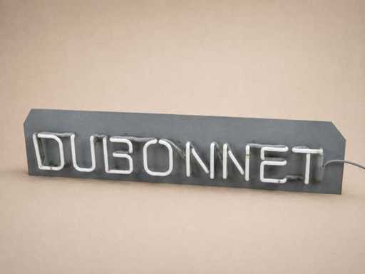 Enseigne au néon Dubonnet d’origine