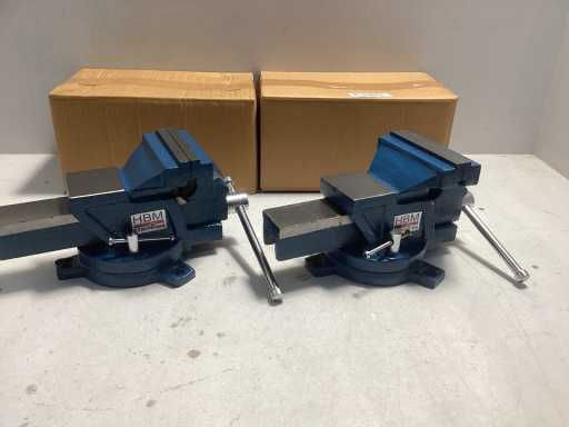 (2x) Bankschroef - 125mm 