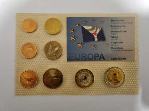 Prototip de probă Saint-Martin Euro Pattern Set Essai