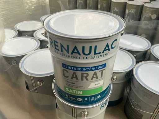 Renaulac Carat Satin Red 4000ml Peinture intérieure (30x)