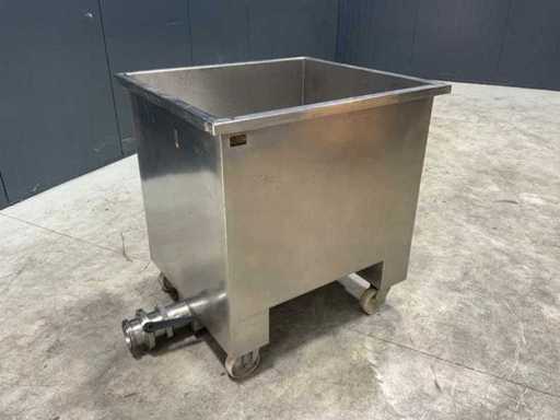 Rvs bak met onderuitloop