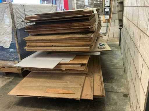 Partij multiplex plaatmateriaal