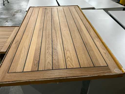 Valeur Marbella Stainless Steel Garden Table