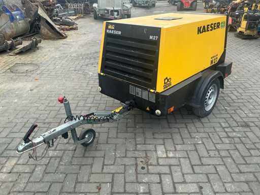 2021 Kaeser compressor trailer Mobilair M27