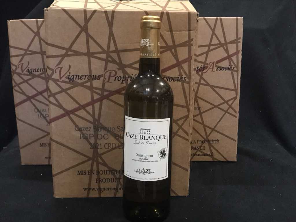 2021 Caze Blanque - Sauvignon blanc Białe wino (18x)