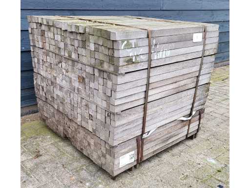 500x AZOBE piket paal 40 x 40mm, lengte 100cm 