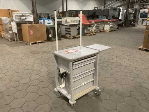 HermanMiller Milcare Hospital Cart
