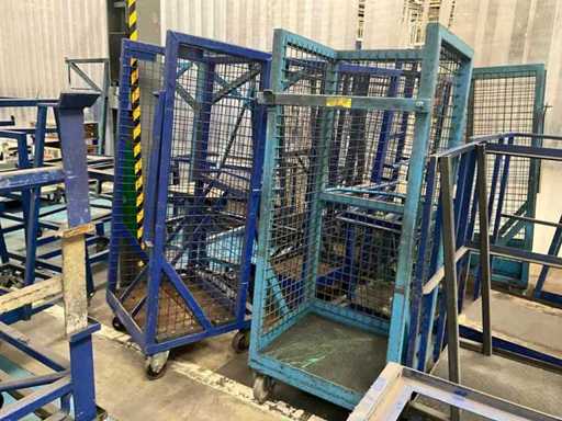 Various Transport/warehouse cart/stacking cart (3x)