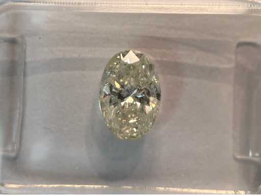 Ovale diamant certifié 1,00 carat