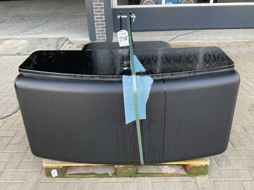 Front weight, "1050kg"