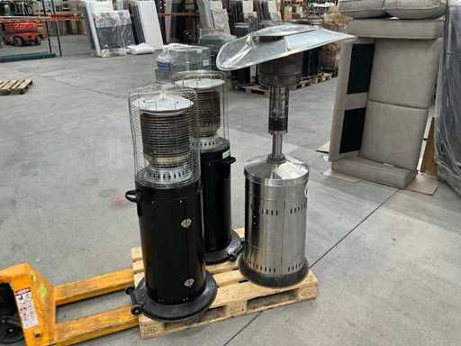 Różne grzejniki tarasowe (3x)