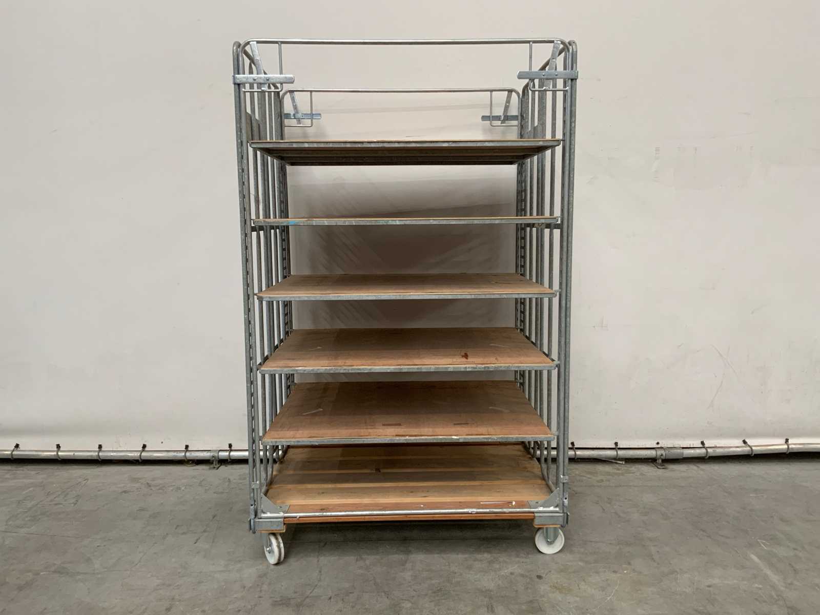 Shelf trolley 6 levels 131x102x211cm (10x)