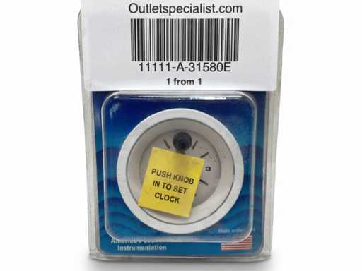 Horloge à quartz Teleflex Blanc - 31580E