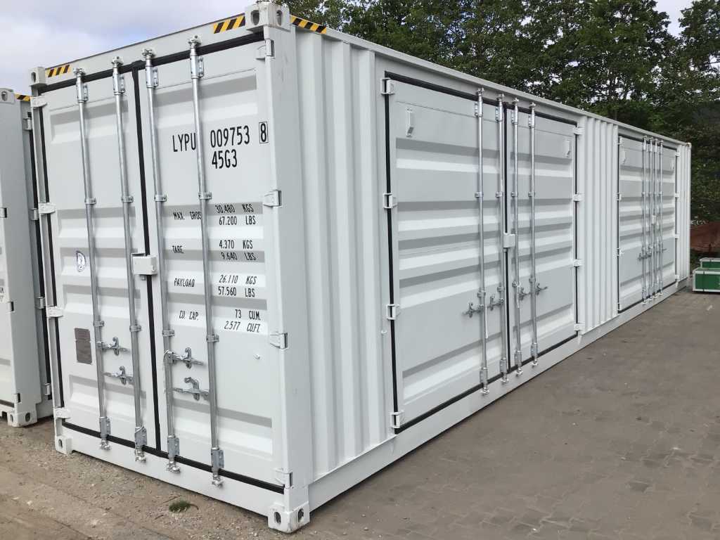 LYPU - HQ da 40 piedi con 2 porte laterali - Container di stoccaggio