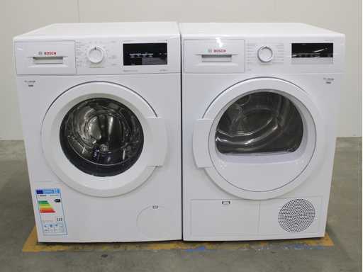 Bosch Serie|6 VarioPerfect EcoSilence Drive Wasmachine & Bosch Serie|4 Wasdroger