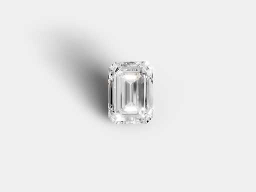 Forme émeraude diamantée 1 CTS - IGI certifié F VVS