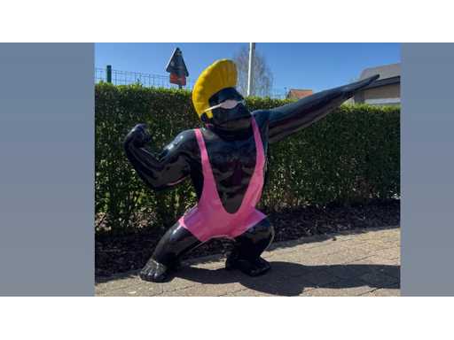 Jhonny Monkey H120cm x L140cm Pink