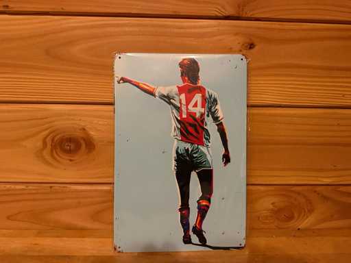 Metalen reclamebord 30x20cm